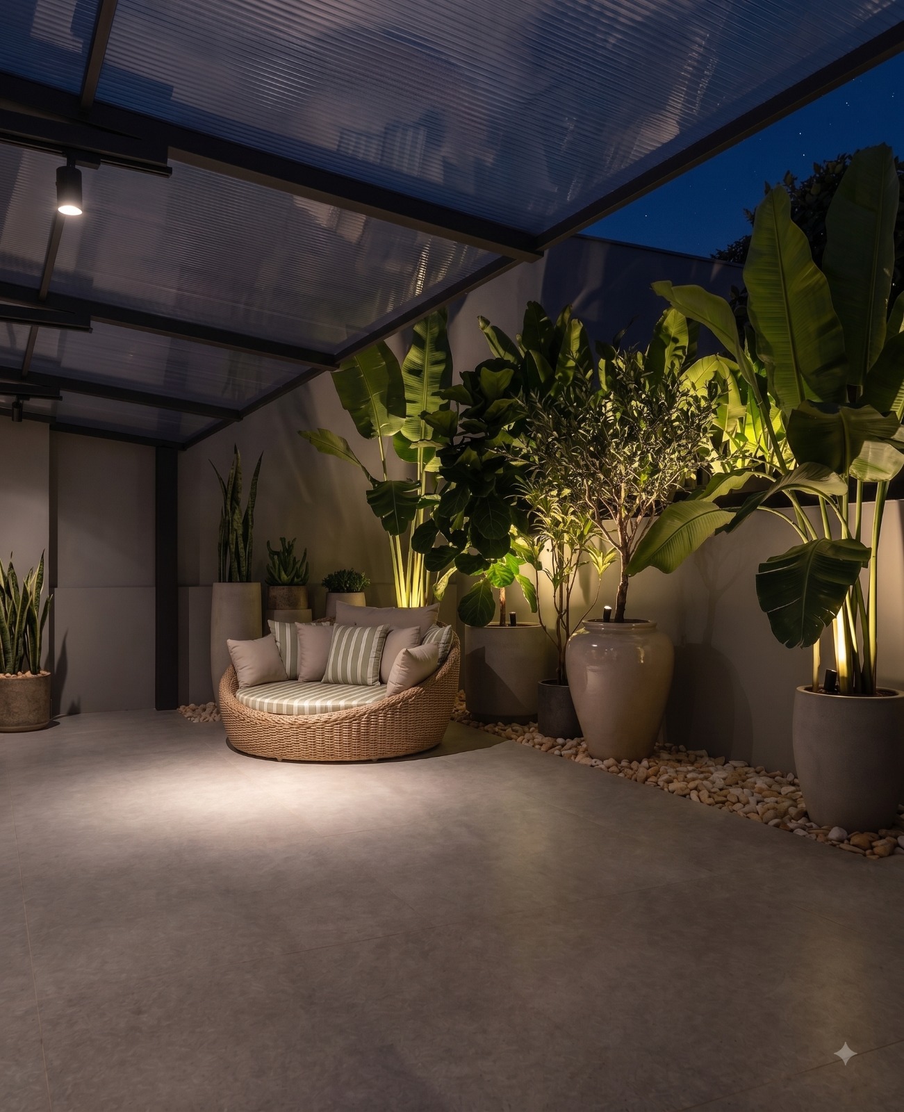 Residencial Contemporâneo — Painel de TV & Marcenaria