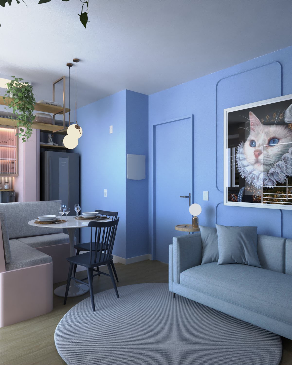 Residencial Suíte Master — Cabeceira & Iluminação Cênica