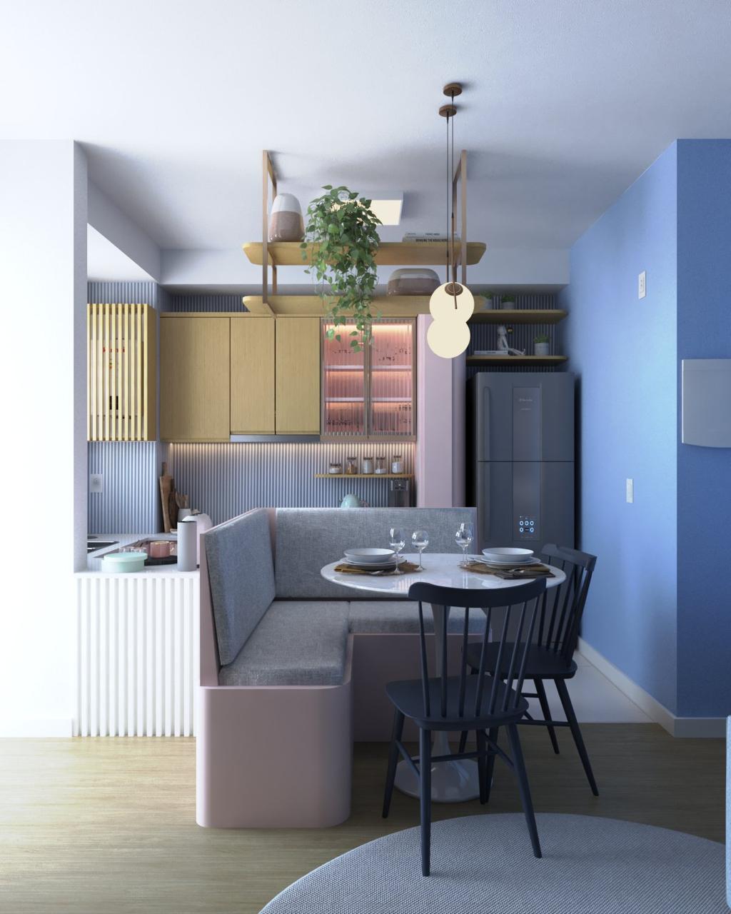 Residencial Suíte Master — Bancada & Espelho Iluminado